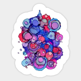 wild bubbles Sticker